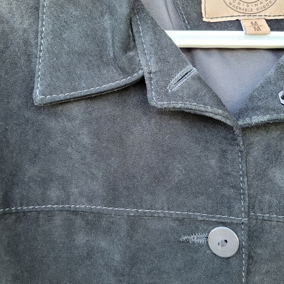 Vintage Suede Jacket Boyfriend Fit - Picture 8 of 10